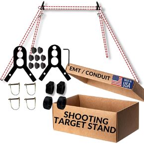 Steel Target Stand Kit Conduit - AR500 Brackets with Hardware