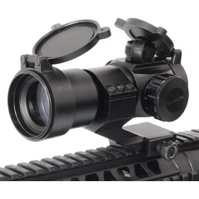Sutekus HD-M3 نطاق منعكس تكتيكي ذو نقطة حمراء وخضراء مع حامل ناتئ
