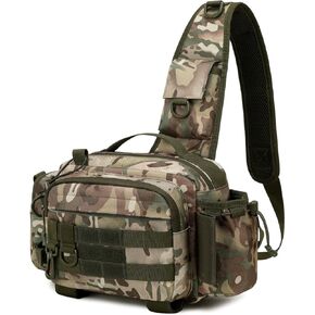 Hiking Backpack Lightweight Outdoor Day Pack for Men and Women Durable Waterproof Travel Backpack (Black, 7.87 Inches)