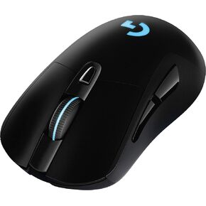 Logitech G703 Lightspeed Wireless Gaming Mouse, 12000 DPI, RGB, Lightweight, 6 Programmable Buttons, On-Board Memory, Long Battery Life, PC/Mac - Black