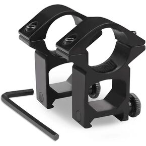 Weaver Scope Rings Rifle Scope Mount High Profile Scope Mounts for Picatinny Rail and Weaver Rail (Pack of 2)