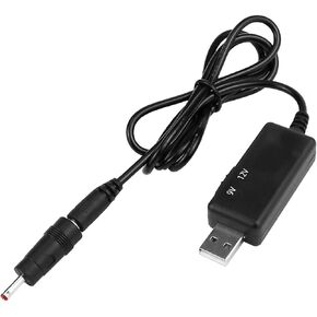 USB إلى تيار مستمر 5 فولت إلى 9 فولت/12 فولت دفعة محول تصعيد محول جهد كهربي مع شاشة LED 5.5/3.5 مللي متر كابل منظم الطاقة