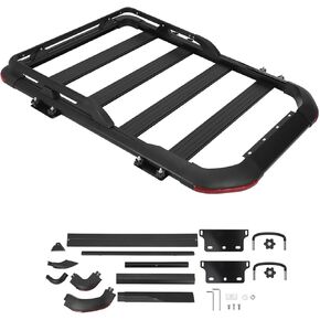 PioneerWorks Roof Baskets - 220 Lbs Loading Capacity, 63" x 43" x 6.3" Anti-Rust Rooftop Cargo Carrier for Suvs, Cars, and Trucks
