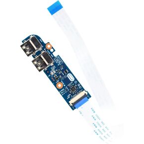 Deal4GO USB Port Daughter Board LS-H327P LS-H328P w/Cable Replacement for H P 250 255 256 G8 15-DW 15-DU 15-DY 15s-DU 15s-DY 15s-DR 15s-FQ 15s-GR