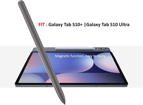 Galaxy Tab S10 Stylus Pen Replacement for Samsung Galaxy Tab S10+/S10 Ultra 5G All Verisons (WithoutBluetooth)+Nibs Replacement (Gray) in Saudi Arabia