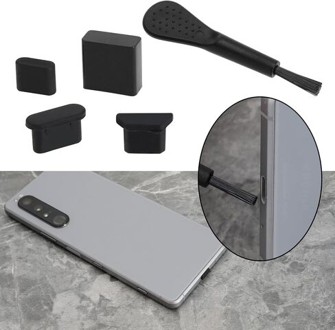 SING F LTD 61 قطعة USB غطاء غبار منفذ المقابس مجموعة غطاء لأغطية منافذ USB-A أنثى وذكر، أغطية منافذ أنثى وذكر من النوع C، أغطية منافذ USB صغيرة أنثى، أغطية منافذ HDMI، أسود in Saudi Arabia