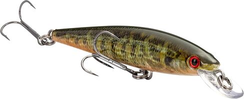 Strike King (HCKVDJ100-663 KVD Jerkbait 100 2-Hook Fishing Lure, 663 - Natural Bream, 1/4 oz, 3 5/8" in Saudi Arabia