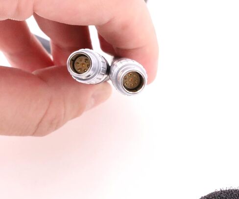 Nucleus M 7 Pin Follow Focus Motor Connection Cable Daisy-Chained to 7-pin for Tilta (Straight-Elbow 7 pin) in Kuwait