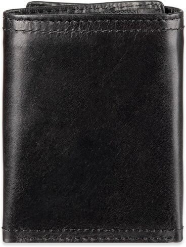 Dockers Men's RFID Extra Capacity Trifold Wallet with Zipper, Brown, One Size, Brown, One Size, Rfid Extra Capacity Trifold Wallet With Zipper in Kuwait