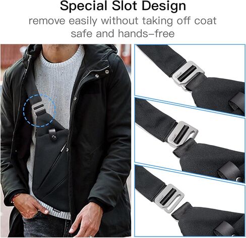 weiatas Sling Bag Chest Shoulder Backpack Crossbody Bags for Men Women Travel Outdoors in Saudi Arabia