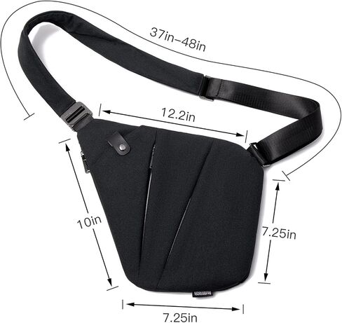 weiatas Sling Bag Chest Shoulder Backpack Crossbody Bags for Men Women Travel Outdoors in Saudi Arabia