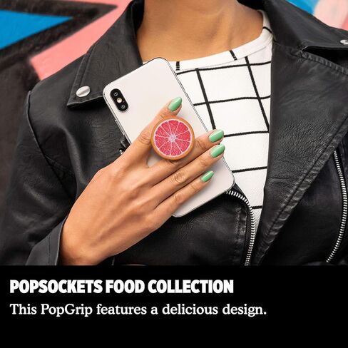 PopSockets Phone Grip with Expanding Kickstand, Fruit Pattern - Grapefruit Slice in Saudi Arabia