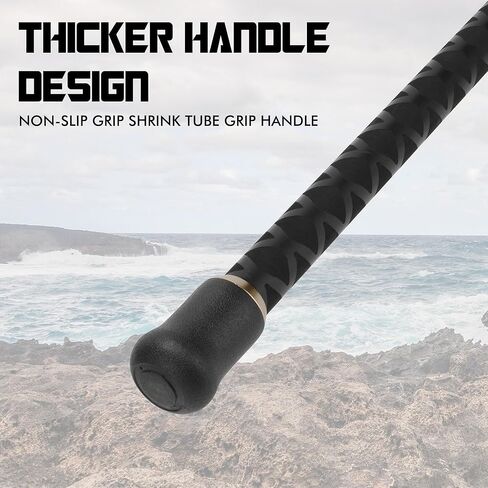 LITTMA قضيب صب الأمواج التقليدي مع قضبان فوجي لركوب الأمواج للمياه المالحة 12 قدمًا ثقيلة 9 أقدام و10 أقدام و11 قدمًا من الجرافيت لركوب الأمواج، قضيب صب الأمواج، قضيب محمول، قضيب ركوب الأمواج للمياه المالحة، قضيب بارا دي سيرف in Kuwait