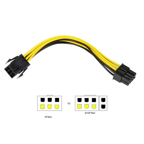 تشينيانغ CY ATX موليكس مايكرو صالح موصل 4Pin ذكر إلى ذكر كابل الطاقة 60 سم الملعب 3.0 مم in Kuwait