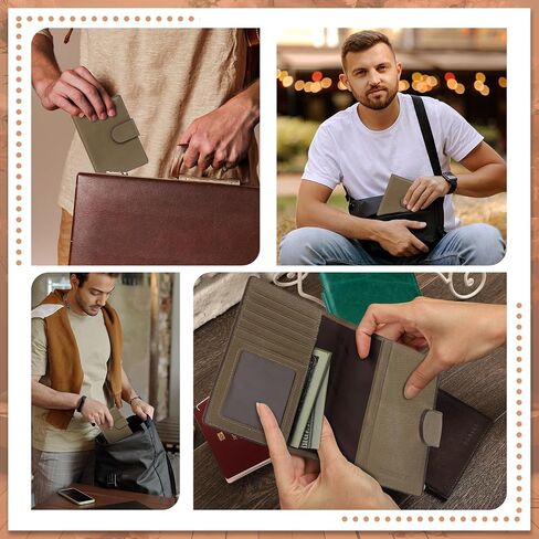 Banuce Top Grains Leather Passport Cover For Men Women Unisex Card Holder Travel Wallet Case Sleeve Dark Blue in Kuwait