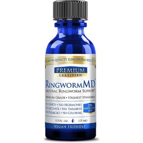 RingwormMD - تهدئة الحروق والحكة - حمض Undecylenic USP 25٪ - مكونات نقية وطبيعية 100٪ - 0.5 أونصة سائلة. أوز in Kuwait
