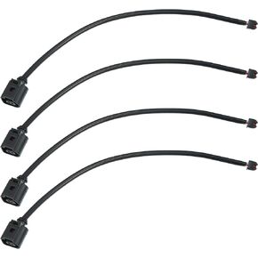 X AUTOHAUX 4pcs 7P0907637 Car Front Disc Brake Pad Wear Sensor Brake Pad Wear Indicators for Volkswagen Touareg 2011-2016