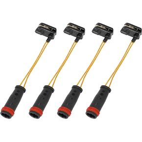 X AUTOHAUX 4pcs Car Front Rear Brake Pad Electronic Wear Sensor Indicator 1645401017 2205401517 for Mercedes-Benz ML350