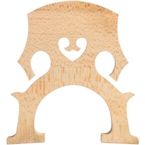 Maple Cello Fitted Bridge Old European Cello Bridge Maple Wood 3/4 Cello Bridge Self-Adjusting Cello Replacement Parts Decor Musical Instrument Accessory (Wood Color)