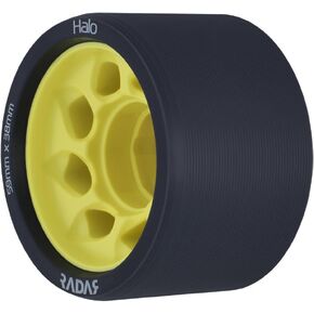 Radar Wheels - Halo - Roller Skate Wheels - 4 Pack of 38mm x 59mm Wheels