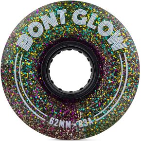 Bont Skates - Glow Light Up LED Quad Roller Skate Wheels - Recreational Street Outdoor Skating - 62x35mm 83A - Pack of 4 (Metrocity)