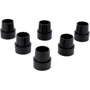 Replacement Mini Trampoline Leg Cap Tips, 6 Pieces, Black, Only Fit in 1in Diameter Mini Trampoline Legs