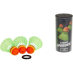 Speedminton Cross 3Pk Speeder TubeBirdies for Outdoor Games Speed ​​Badminton/Crossminton