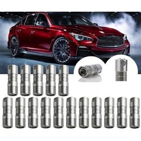 Hydraulic Roller Lifters 12499225 17122490 Valve Lifters Compatible with Camaro Silverado Escalade Tahoe 5.3 5.7 6.0 LS1, LS2, LS3, LS6, LS7, LS9, LS Engines (16 Pcs)