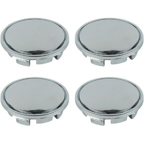 RONTCOS Chrome 4pcs 56mm Car Wheel Center Caps Hub Tyre Rim Hub Cap Cover ABS Universal