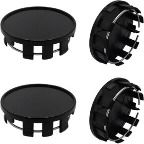 4PCS Wheel Center Caps, Snap-in Plastic Wheel Center Hub Cap Cover, Car Rim Hub Caps with 2.13 Inch (54mm) Outer Diameter and 1.97 Inch (50mm) Inner Diameter, Car Accessories (Sliver)