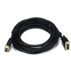 Monoprice 15ft 24AWG CL2 Dual Link DVI-D Cable - Black