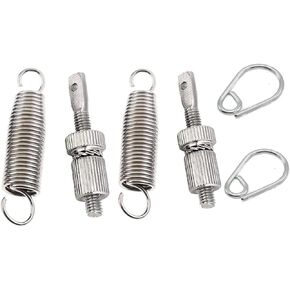 TUOREN 2 Sets Bass Drum Pedal Spring Tension Assembly Kick Drum Pedal Foot Pedal Spring Assembly Spring Percussion Hardware Part Bass Instrument Parts