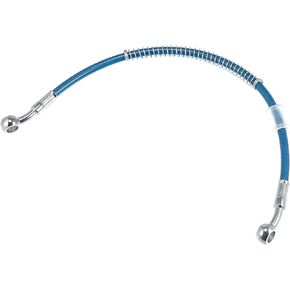 Motoforti 15.75 بوصة طول 10 مم معرف خط الفرامل الهيدروليكي للدراجات النارية أنبوب خرطوم الزيت كابل مضفر من الفولاذ المقاوم للصدأ للدراجات الرياضية ATV Motocross باللون الفضي