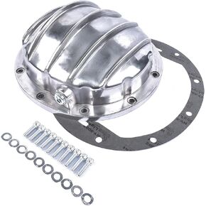 Aluminum Ring Gear DIff 10 Bolt Cast Differential Cover 8.5 & 8.6'' Replacement for Chevy Sierra Silverado 1500 Camaro