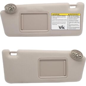 أقنعة الشمس من جانب الراكب الأيمن من NHILES متوافقة مع Toyota Tacoma 2005-2012 بدون ضوء #74320-04181-B0 رمادي in Kuwait