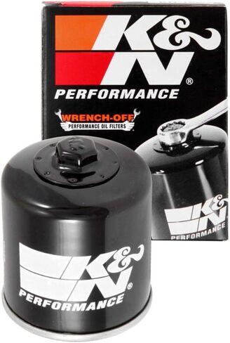 K&N Motorcycle Oil Filter: High Performance, Premium, Designed to be used with Synthetic or Conventional Oils: Fits Select Kawasaki Vehicles, KN-128 in Saudi Arabia