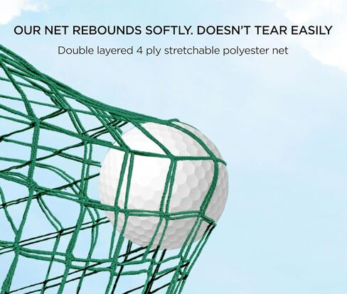 Golf Cage Net 10x10x10 Ft Golf Hitting Cage with Frame and Netting Enclosure Target Cloth and Swing Practice Mat for Indoor Outdoor Backyard Driving Range in Kuwait