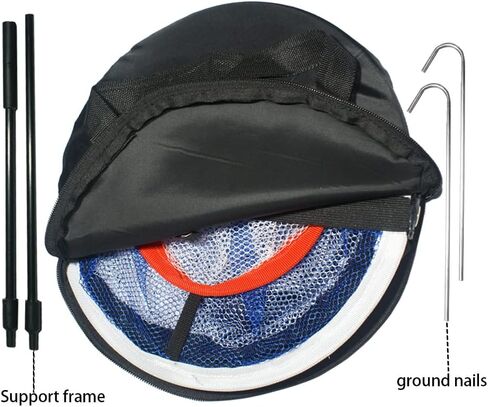 الإبحار جولف التقطيع صافي | شبكة ممارسة النايلون المنبثقة | شبكة جولف قابلة للطي للاستخدام الداخلي/الخارجي مع حقيبة تخزين لممارسة دقة التأرجح in Kuwait