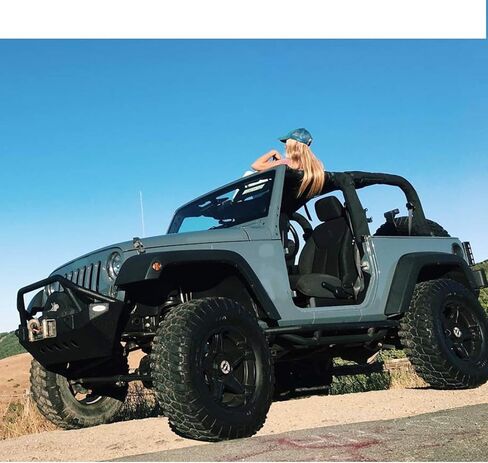 أرجوحة سقف السيارة SEVEN SPARTA متوافقة مع Jeep Gladiator JT & Jeep Wrangler YJ, TJ, JK, JKU, JL, JLU 1987-2020 4 أبواب و2 باب in Kuwait