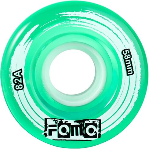 عجلات تزلج دوارة من FOMOTEAM للاستخدام الخارجي أو الداخلي 58 مم 32 مم 82 أمبير (مجموعة من 8) in Saudi Arabia