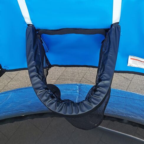 Trampoline Basketball Hoop with Mini Basketball Easy to Install Basketball Hoop for Trampoline Breakaway Rim for Safe Dunking Blue in Kuwait