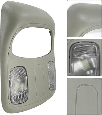 Overhead Console Housing w/Bulbs Compatible with Dodge Ram 1500/2500/3500/4500/5500 2002-2010 Replacement 1DK78TL2AA 1DK78BD1AA 56046109AC 56049824AD in Saudi Arabia