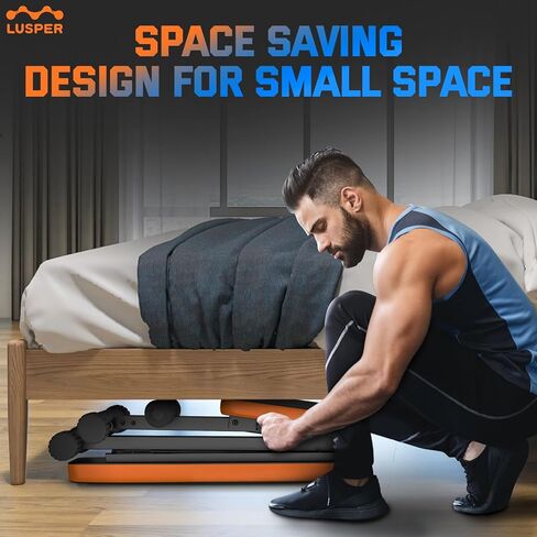 مقعد رفع الأثقال من لوسبر للصالة الرياضية المنزلية، مقعد رفع الأثقال قابل للتعديل والطي، مقعد تمرين متعدد الأغراض لضغط المقعد، الجلوس والانحدار المسطح in Kuwait