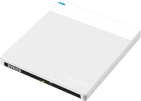 محرك الأقراص المضغوطة/أقراص DVD الخارجية من NOLYTH رفيع للغاية: ناسخ أقراص مضغوطة USB 3.0 وUSB C مع منافذ USB SD/TF/2 محمول +/-RW مشغل DVD لأجهزة الكمبيوتر المحمول وأجهزة الكمبيوتر المحمول وأجهزة Mac Windows وApple Desktop Linux in Kuwait