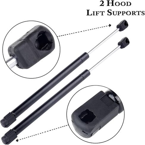 2 Pack Front Hood SG404016 8195691 Lift Support Struts Prop Rods Shocks for 1997-2006 Ford Expedition,1995-2004 Ford F-150 Ford F-250 Compatible with 4478 Lift Support Struts in Saudi Arabia