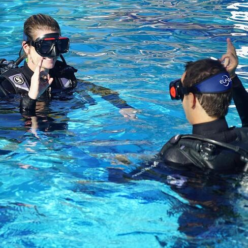 ELFGO Neoprene Mask Strap Cover Comfort Strap Swim Dive Scuba Mask Strap Cover Swimming Snorkeling Mask Strap for Men and Women Water Sports in Kuwait