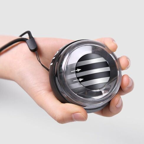 Ezweiji Gyro Ball Wrist Exerciser,Auto-Start Wrist Trainer Ball with Original Ball Bag for Strengthen Arms,Fingers,Wrist Bones and Muscle in Kuwait