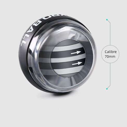 Ezweiji Gyro Ball Wrist Exerciser,Auto-Start Wrist Trainer Ball with Original Ball Bag for Strengthen Arms,Fingers,Wrist Bones and Muscle in Kuwait