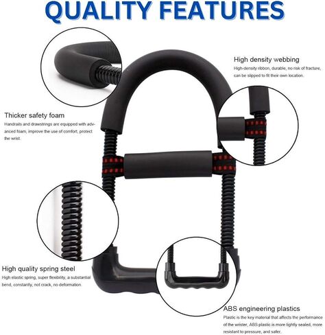 Adjustable Wrist and Forearm Strengthener, Forearm Exerciser,wrist workout equipment at home gym,Arm blaster,hand gripper strengthener. in Saudi Arabia