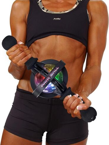 ACELETE Arm Ball Core Trainer Arm Strengthener Gyro Ball Arm Exercise Gyroscope Ball Forearm Ball Forearm Exerciser with LED Light in Saudi Arabia